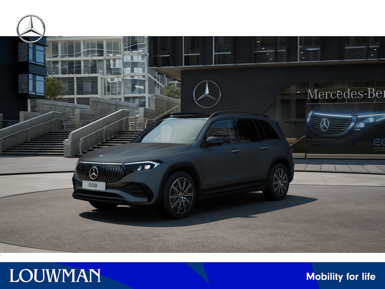 Mercedes-Benz EQB - 250+ AMG Line 7p. LIMITED 71 kWh | Nightpakket | Premium pakket | Parkeerpakket met 360°-c - AutoWereld.nl