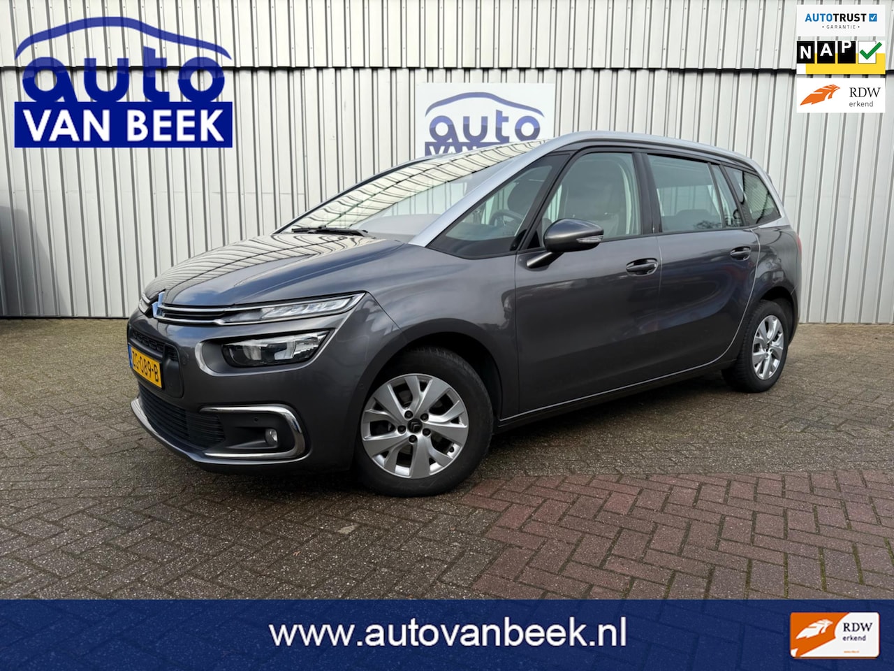 Citroën Grand C4 SpaceTourer - 1.5 BlueHDI Business|7pers|Automaat|Cam|Trekhaak - AutoWereld.nl