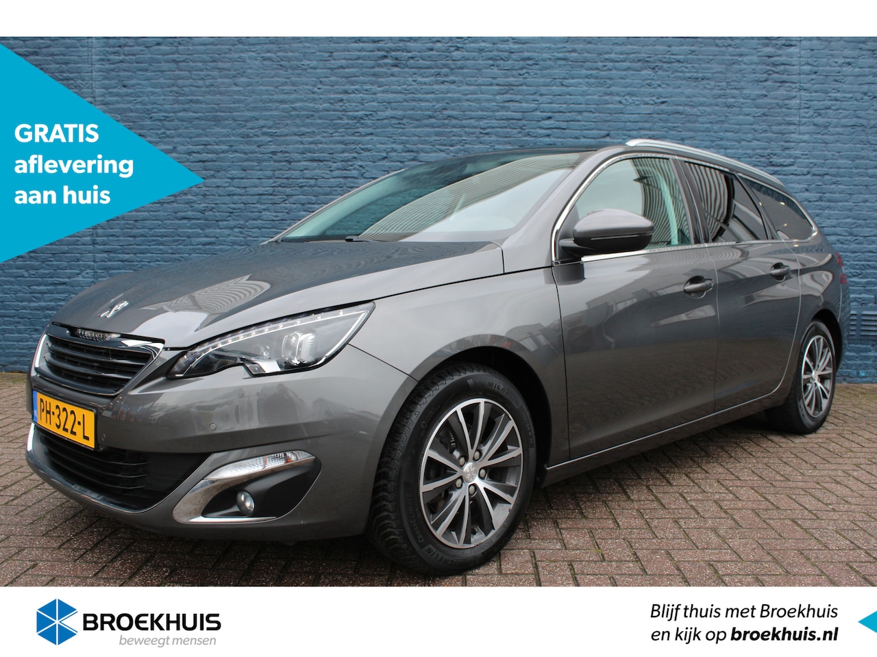 Peugeot 308 SW - 1.2 PureTech 130pk Allure | Navigatie | Panoramadak | Full LED | 78.000km | All season | - AutoWereld.nl