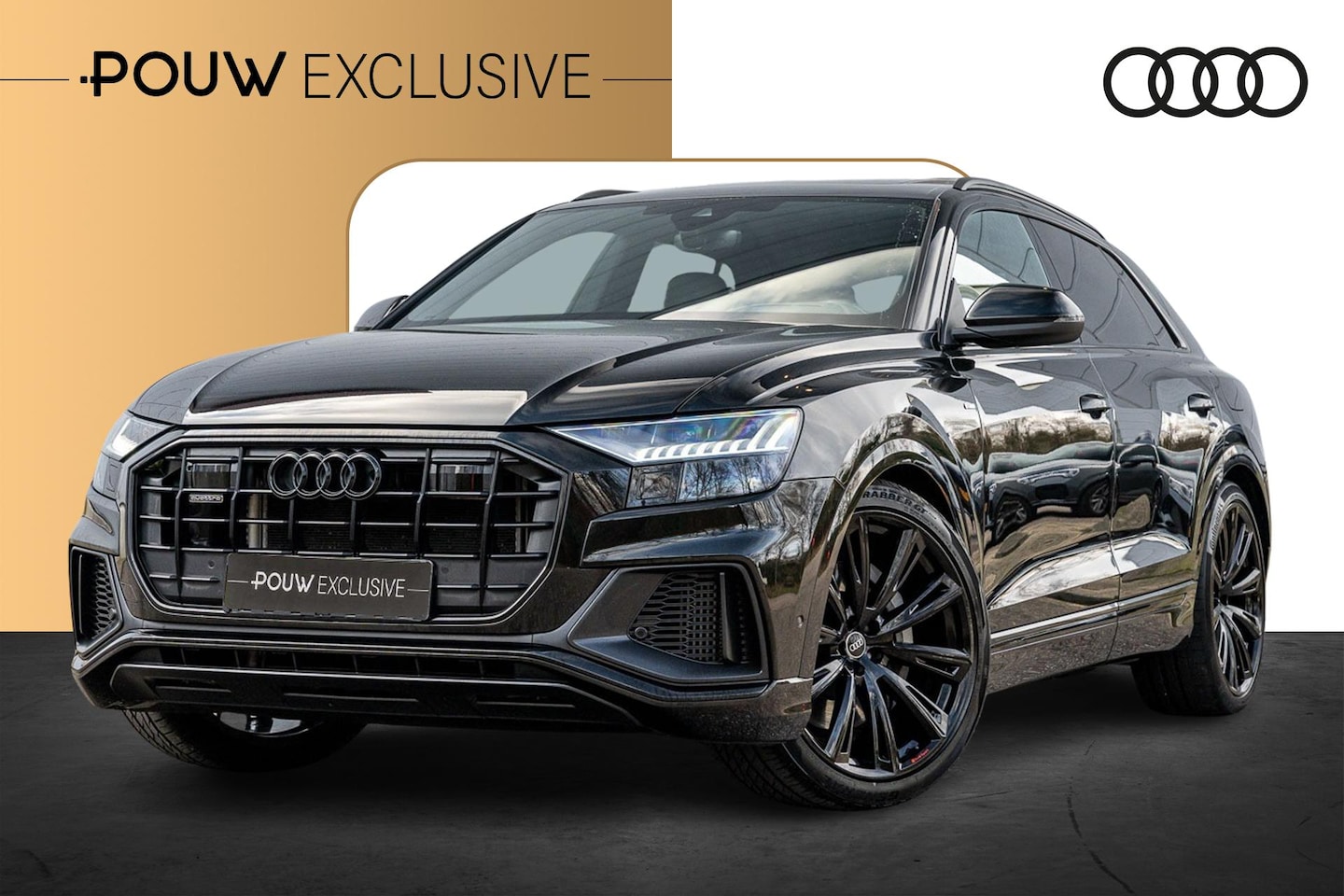 Audi Q8 - 55 TFSIe 381pk PHEV Quattro Pro Line S | Panoramadak | Head-Up | Nachtzicht | 23" Velgen | - AutoWereld.nl