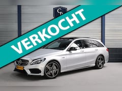 Mercedes-Benz C-klasse Estate - AMG 43 4MATIC LED/SFEER/PANO/LEER+S.VERWARMING+MEMORY/18"LMV/CAM/LINE/ECC/12 MDN GARANTIE