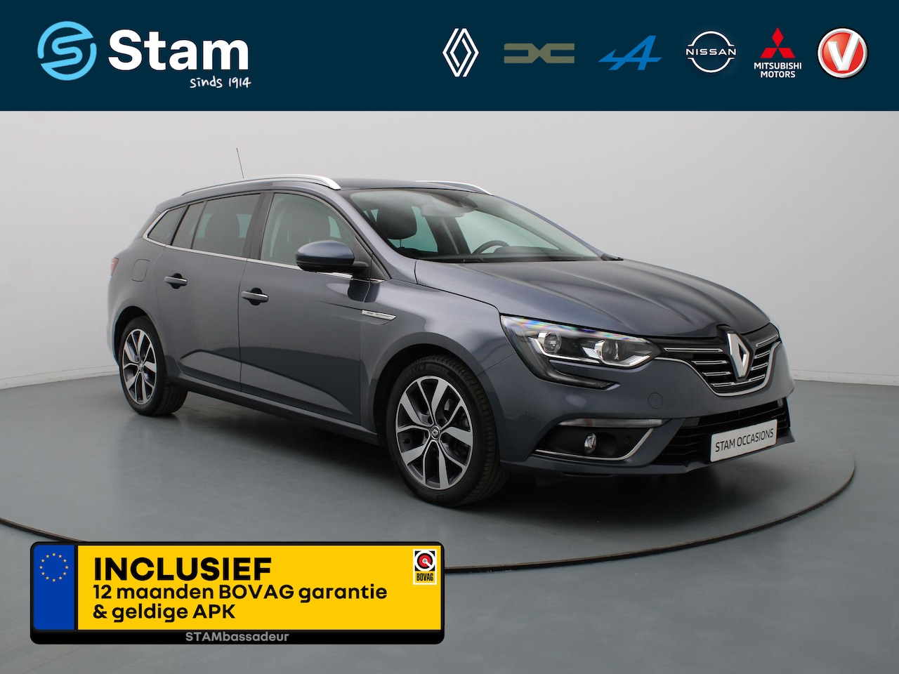 Renault Mégane Estate - 1.2 TCe Bose BOSE | Camera | Cruise | Parkeersens. v+a | Trekhaak - AutoWereld.nl