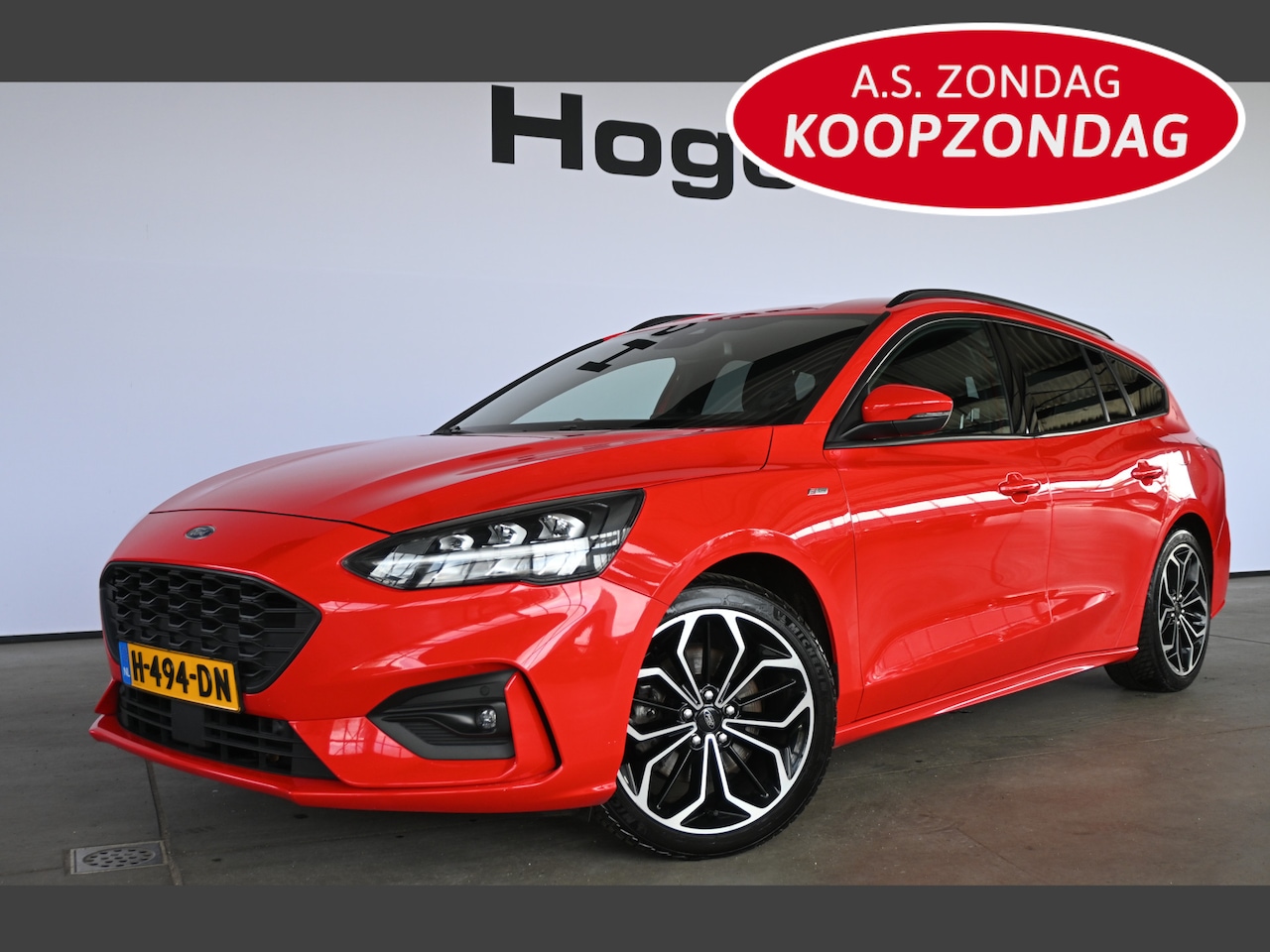 Ford Focus Wagon - 1.5 EcoBoost ST Line Business Clima Carplay Navigatie LED Rijklaarprijs Inruil Mogelijk! - AutoWereld.nl