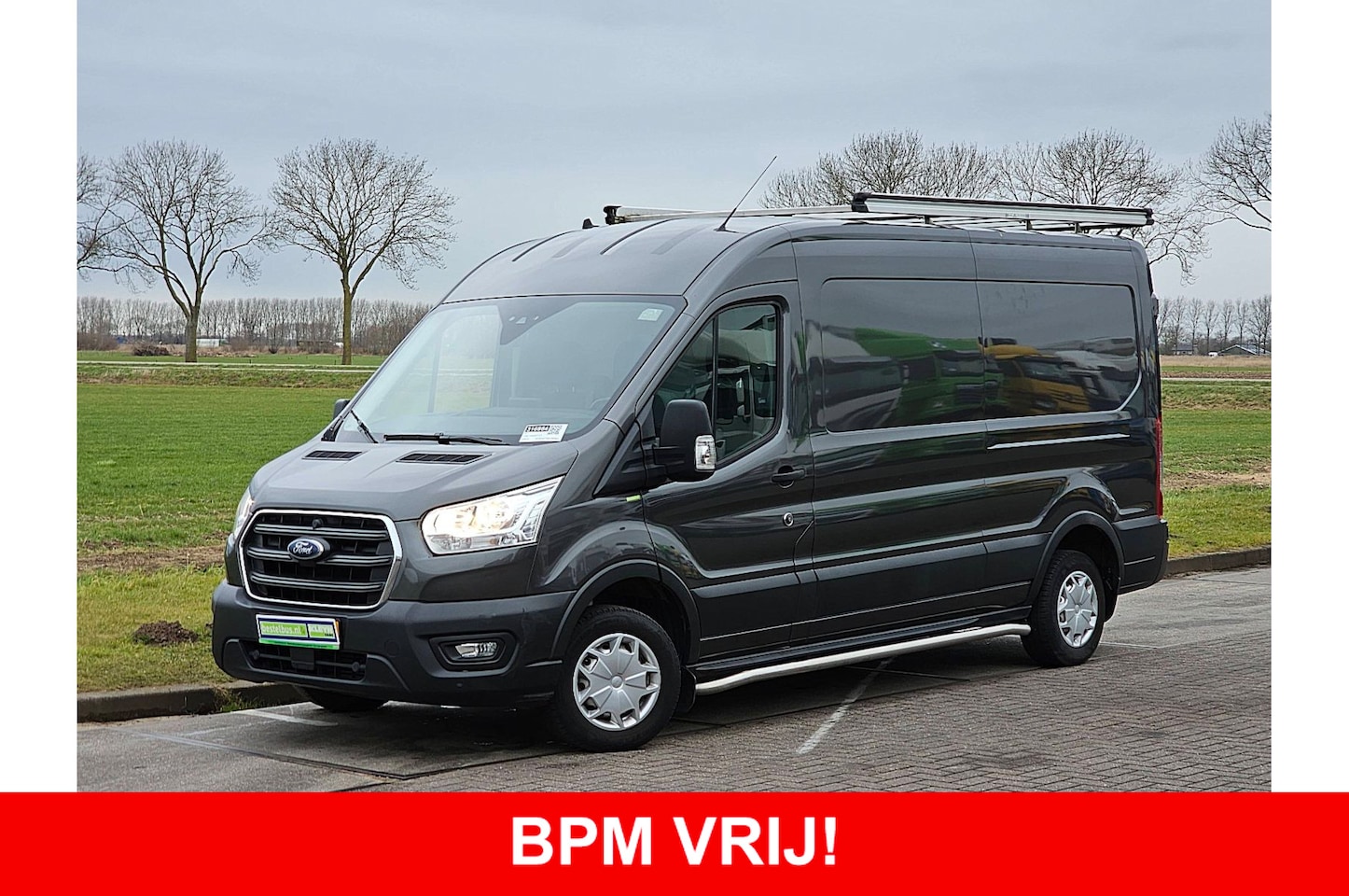 Ford Transit - 310 2.0 TDCI L3H2 Trend metallic, airco, navi, pdc, imperiaal, trap, trekhaak - AutoWereld.nl