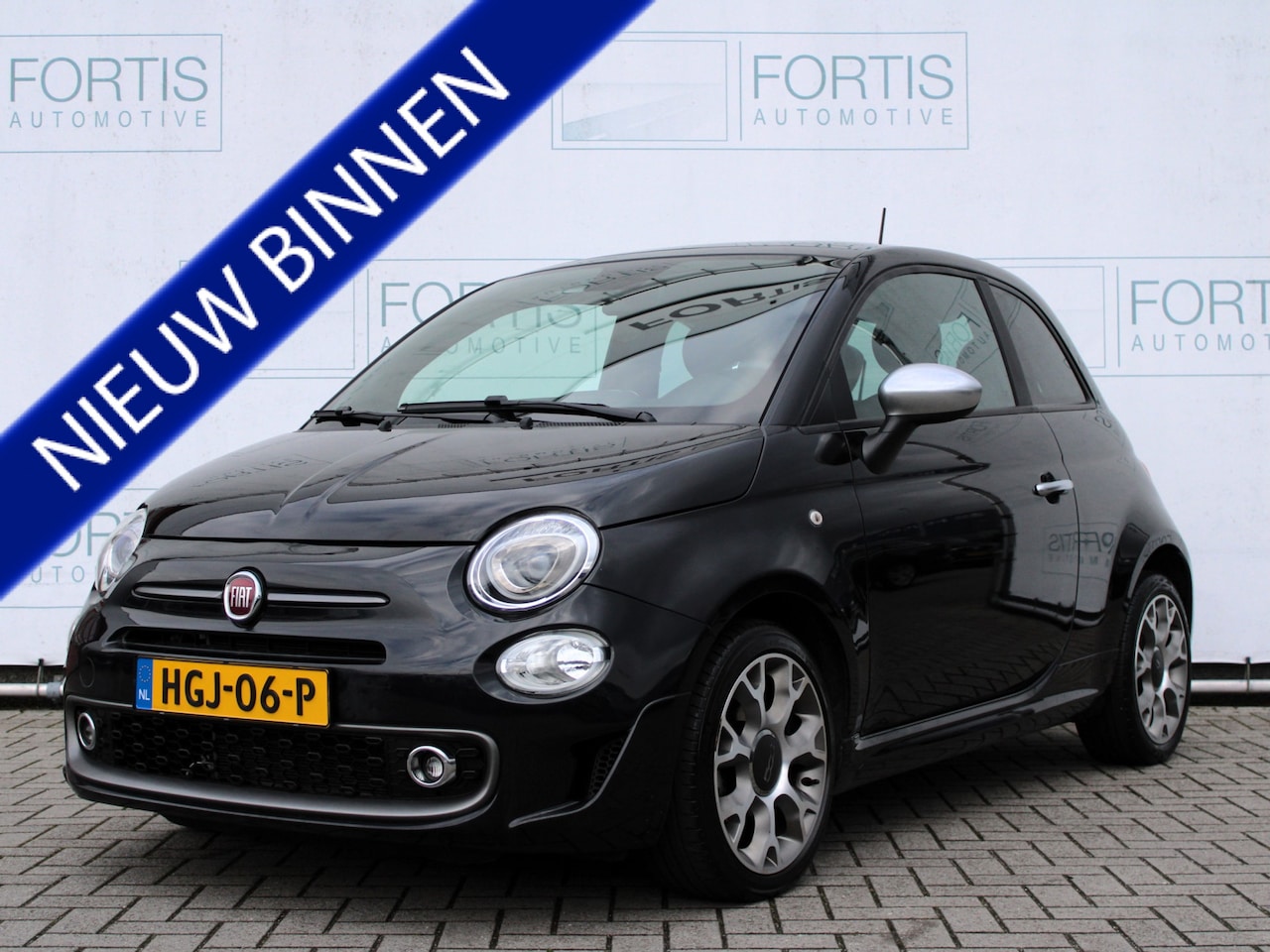 Fiat 500 - 1.0 Hybrid Rockstar SPORT CARPLAY | CLIMA | PANO | HALF LEDER | PARKEERSENSOREN | APK T/M - AutoWereld.nl