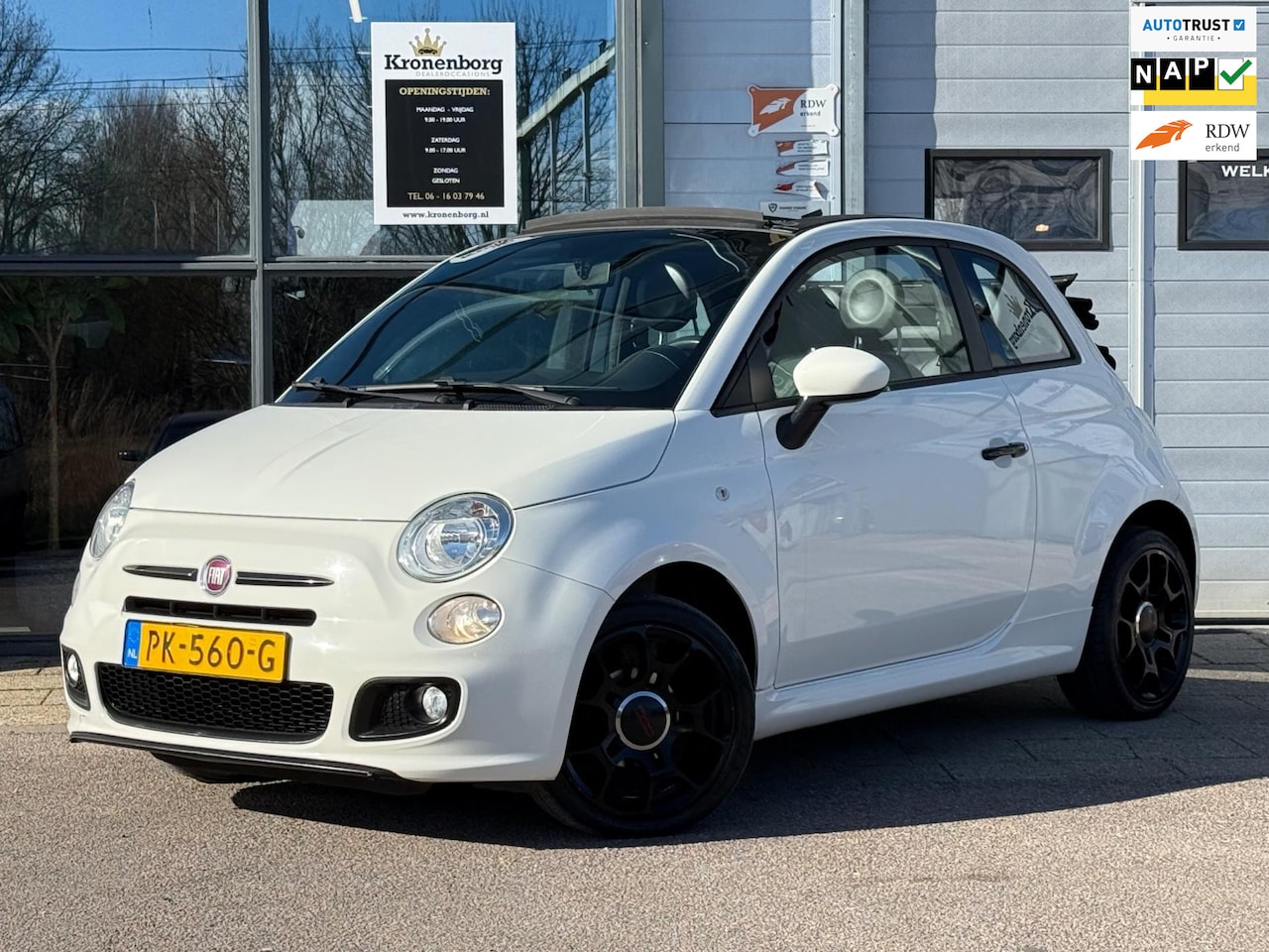 Fiat 500 C - 1.2 Lounge 1.2 Lounge, SPORT S, CABRIO, NAP - AutoWereld.nl