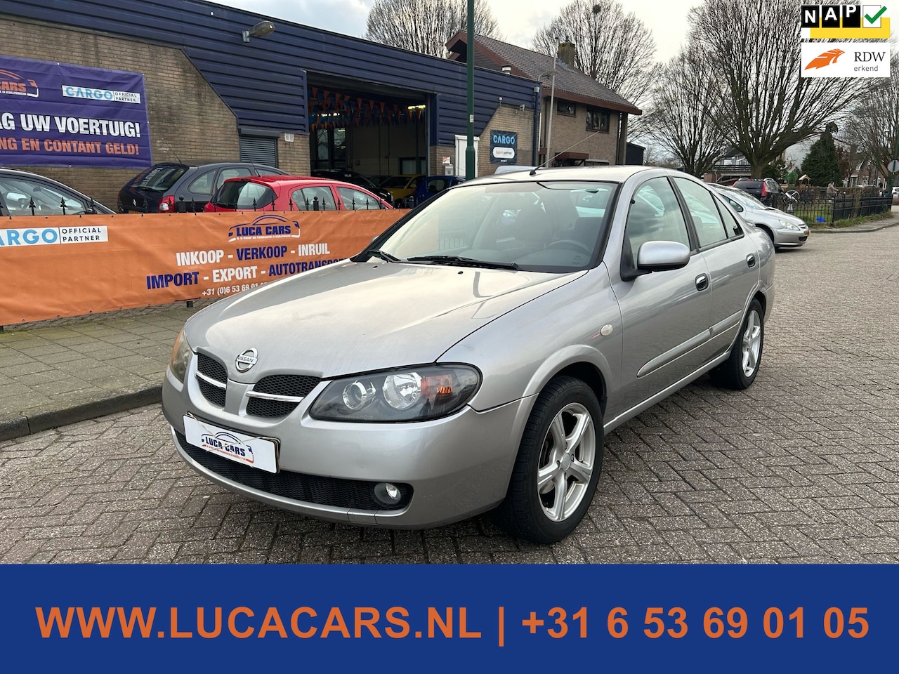 Nissan Almera - 1.8 Visia NIEUWE APK! AIRCO! 2X SLEUTEL - AutoWereld.nl