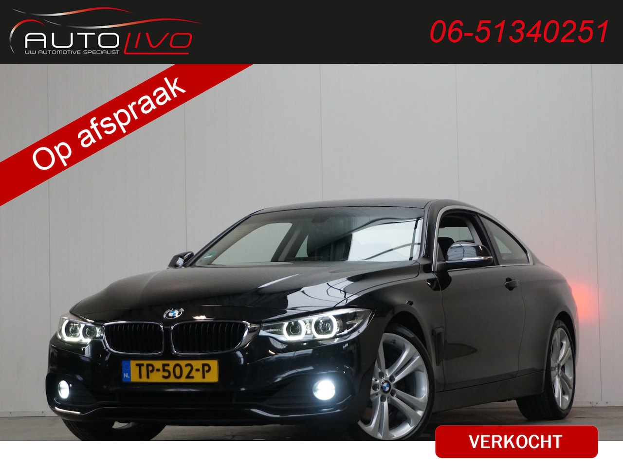 BMW 4-serie Coupé - 430i High Executive NL AUTO! AUTOMAAT! XENON LEER G. NAVI CLIMA etc. - AutoWereld.nl