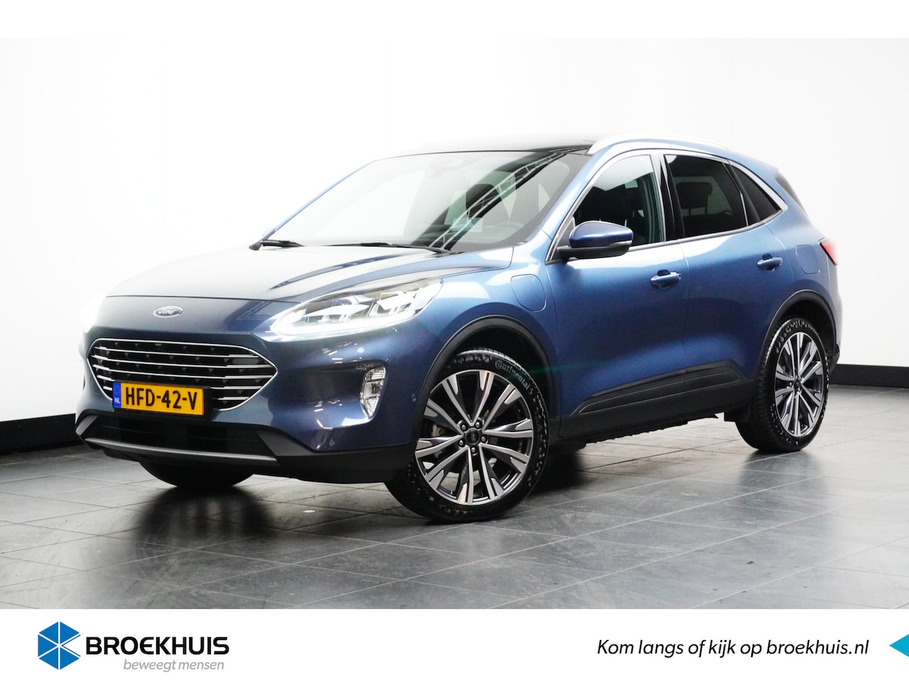 Ford Kuga - 2.5 PHEV Titanium X | Pano-dak | AGR-Stoel | Adapt. Cruise | BLIS | Camera V+A | Elektr. a - AutoWereld.nl