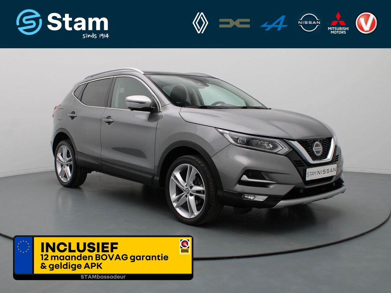 Nissan Qashqai - 160pk DIG-T N-Motion 360° Camera | Cruise | Parkeersens. v+a | Panoramadak - AutoWereld.nl