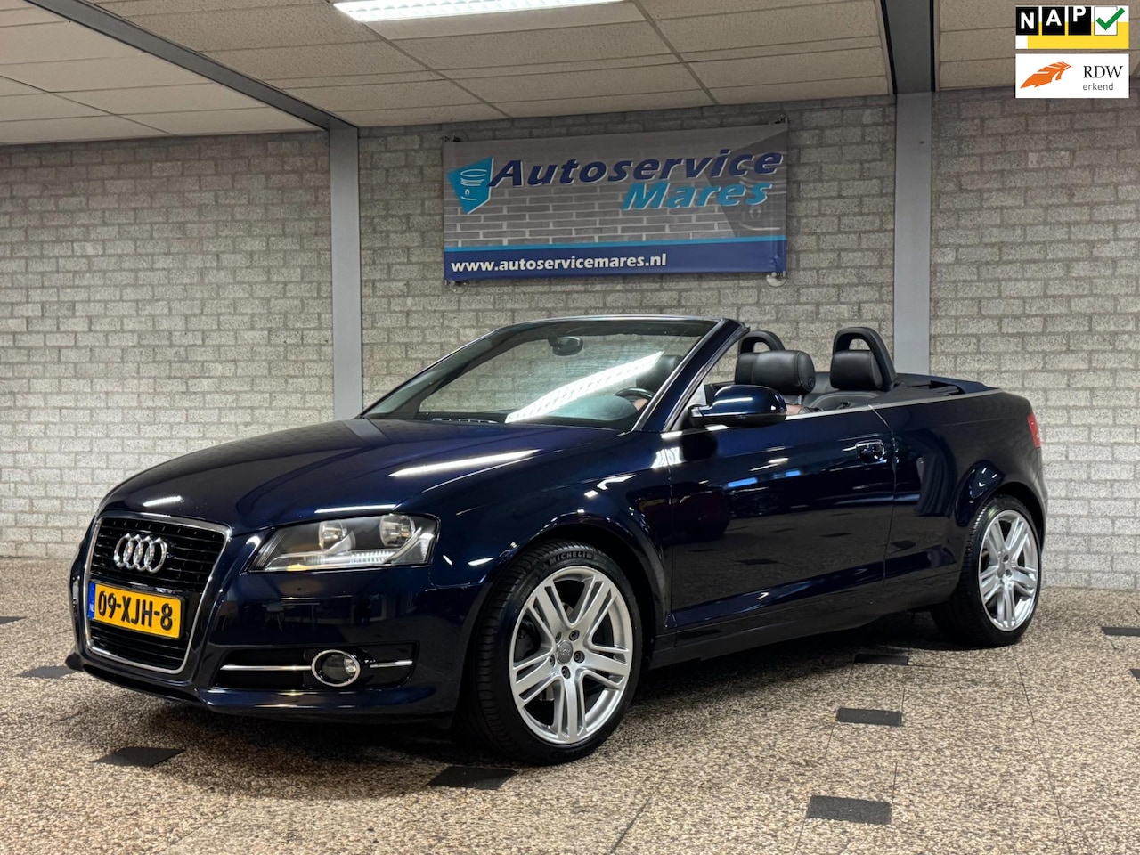 Audi A3 Cabriolet - 1.4 TFSI Attraction Pro Line Business 1.4 TFSI Attraction Pro Line Business, navi, Cruise, Airco/ecc, leder, 17"LM - AutoWereld.nl