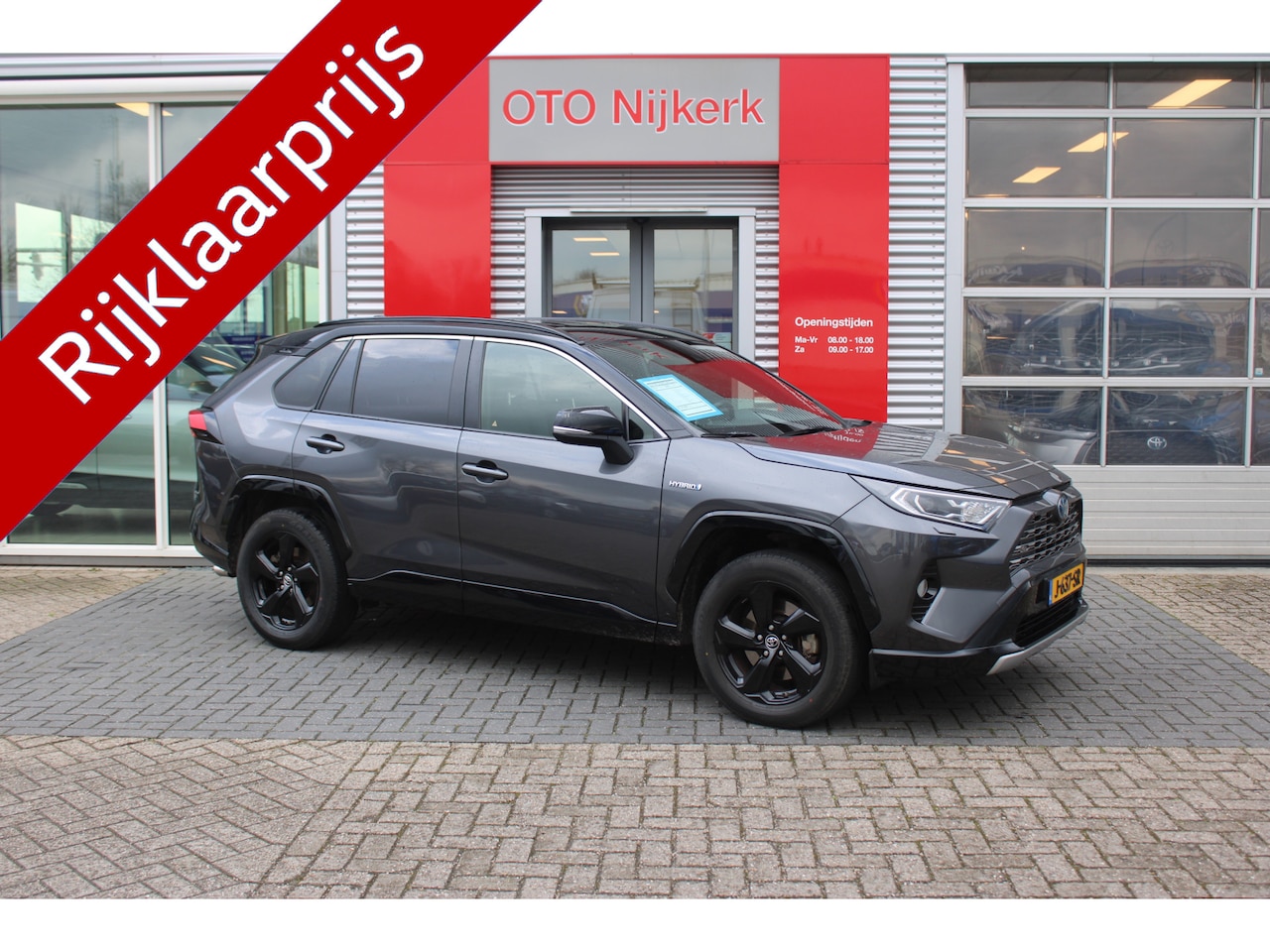 Toyota RAV4 - 2.5 Hybrid AWD Bi-Tone *Met trekhaak en Alarm klasse III!* - AutoWereld.nl