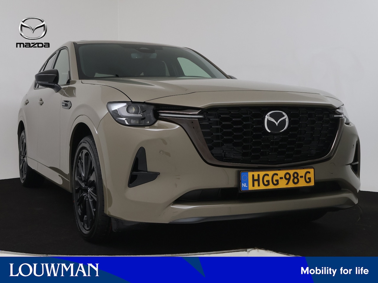 Mazda CX-60 - 2.5 e-SkyActiv PHEV Homura Plus | Elektrisch glazen panorama-dak | Dodehoek Ass. | LM velg - AutoWereld.nl