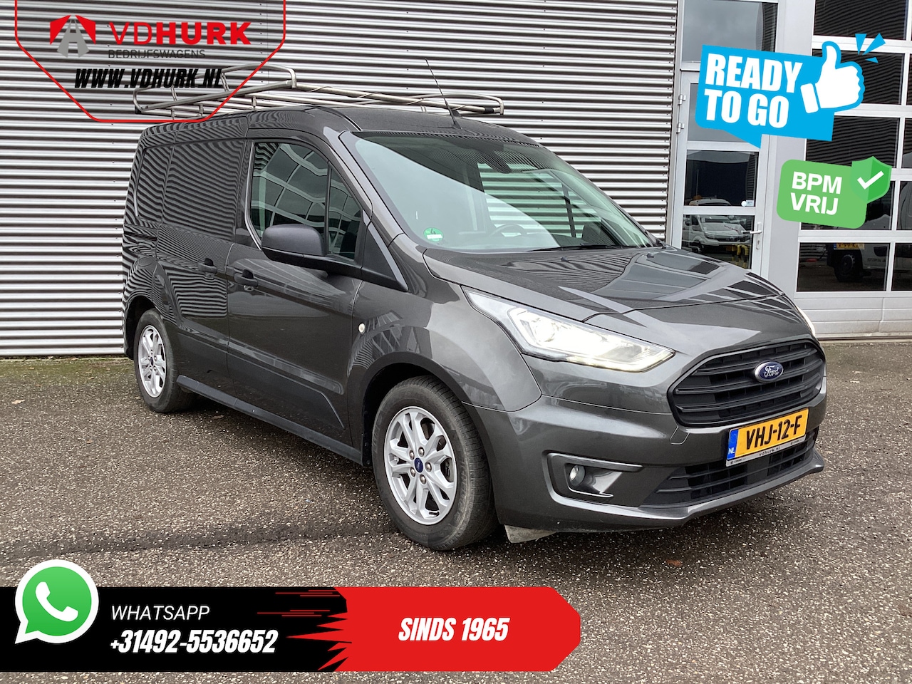 Ford Transit Connect - 1.5 100 pk BPM VRIJ! Ready2Go NL Auto/ 3Pers./ Imperiaal/ Carplay/ Climate/ Cruise/ Camera - AutoWereld.nl