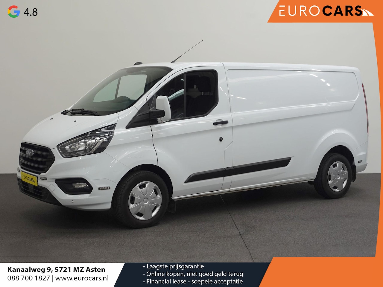 Ford Transit Custom - 131pk Automaat L2H1 Trend Trekhaak Cruise control Achterklep Airco Euro6 - AutoWereld.nl