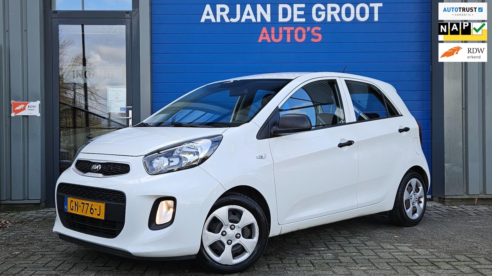 Kia Picanto - 1.0 CVVT EconomyLine 5Drs 58000KM 5 zits NAP! - AutoWereld.nl