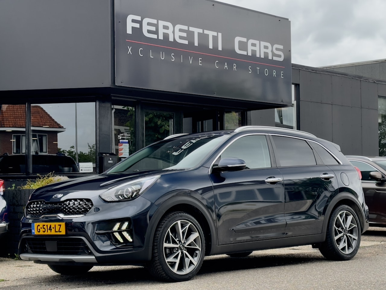 Kia Niro - 1.6 GDi AUT6 HYBRID DYNAMIC PLUS LINE LEDER NAVI CAMERA APLLE-CARPLAY LED LMV PDC - AutoWereld.nl