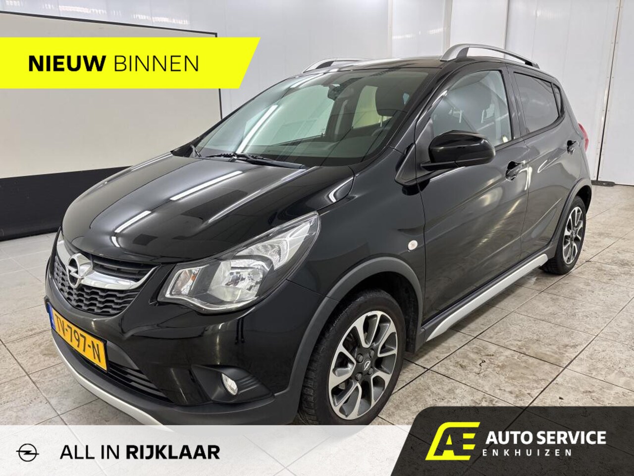 Opel Karl - 1.0 Rocks Online Edition 1e eigenaar | Nl-auto | Airco | Navi | Carplay | Cruise | LMV - AutoWereld.nl