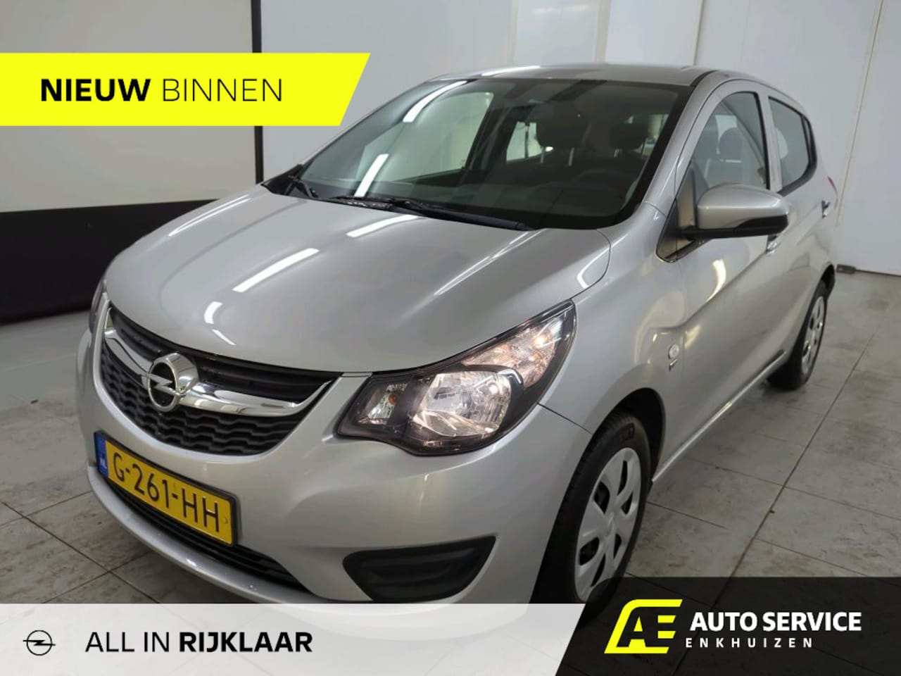 Opel Karl - 1.0 ecoFLEX 120 Jaar Edition 1e eigenaar | unieke km stand | Airco | USB | Bluetooth - AutoWereld.nl