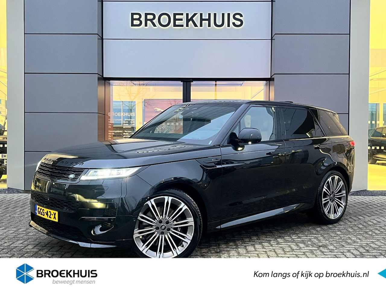 Land Rover Range Rover Sport - P460e Dynamic HSE | Meridian Signature | Hot/Cold Climate | Alcantara hemel | 23 Inch | Bl - AutoWereld.nl