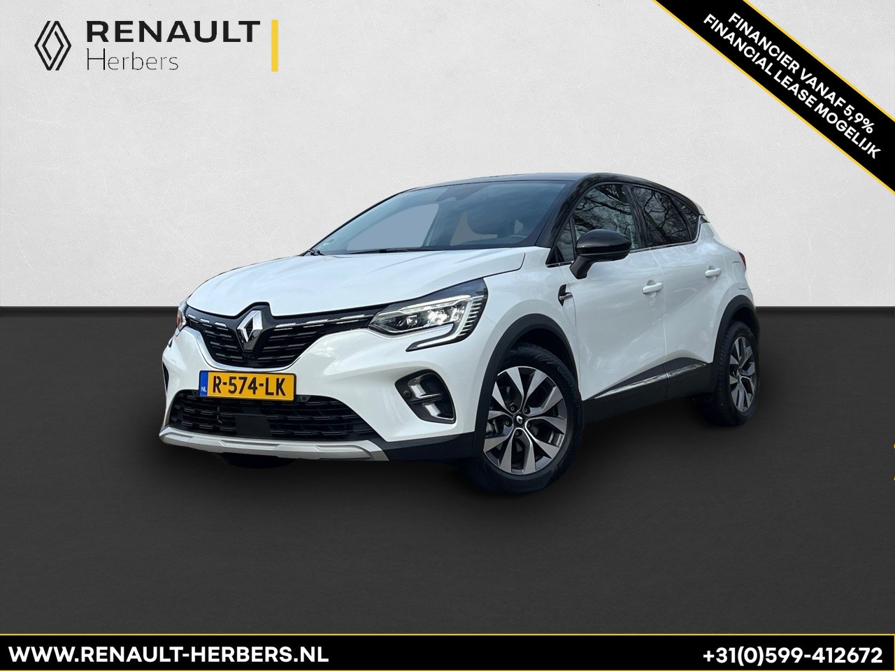 Renault Captur - 1.6 E-Tech / Plug-in Hybrid 160 / Intens NAVI / ECC / CAMERA - AutoWereld.nl