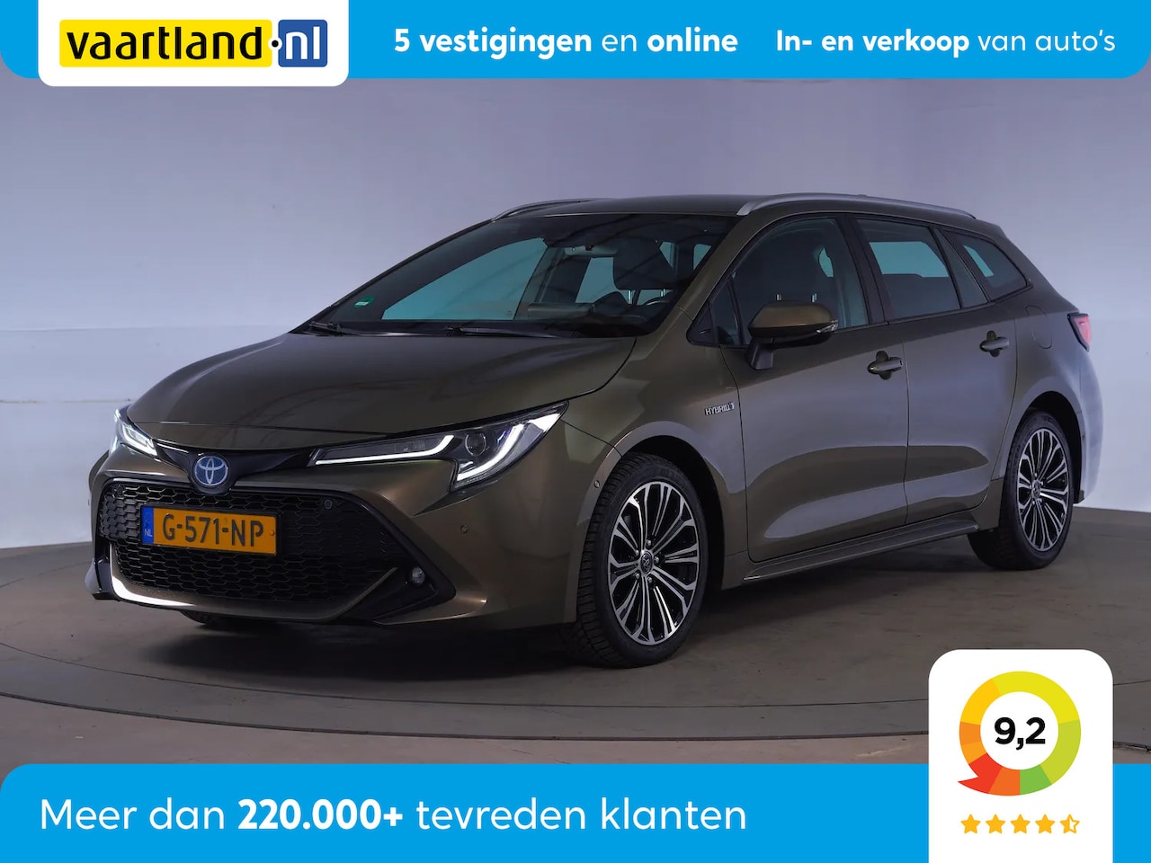 Toyota Corolla Touring Sports - 1.8 Hybrid Business Intro [ Head-up LED Navi Camera PDC ] - AutoWereld.nl