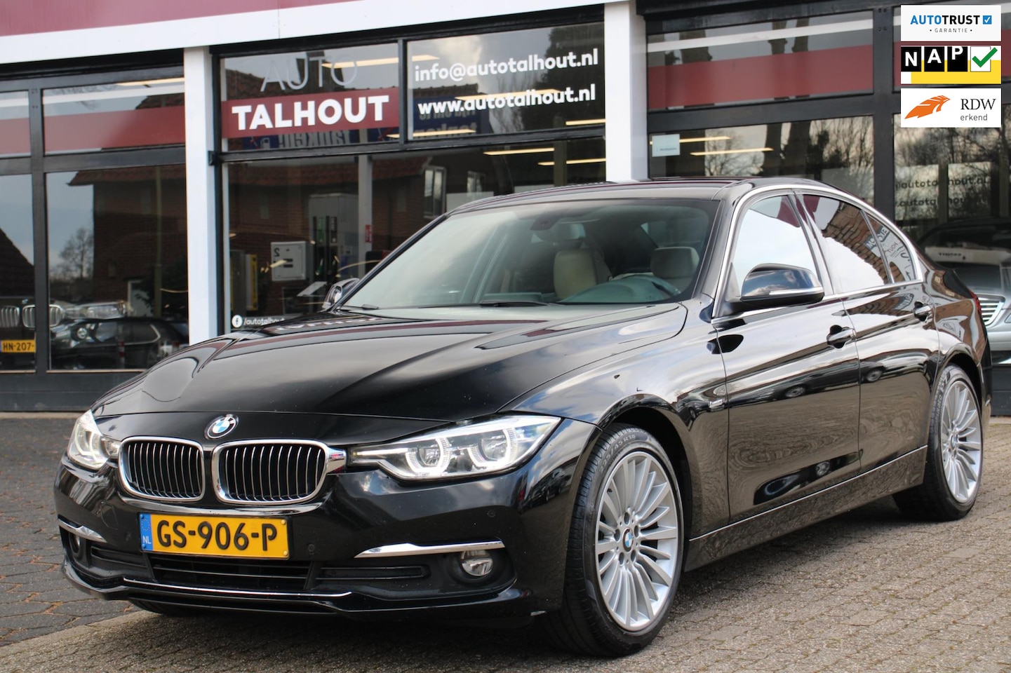 BMW 3-serie - 320d EDE Luxury - AUTOMAAT, FACELIFT, NAVI, LEDER, LED - AutoWereld.nl