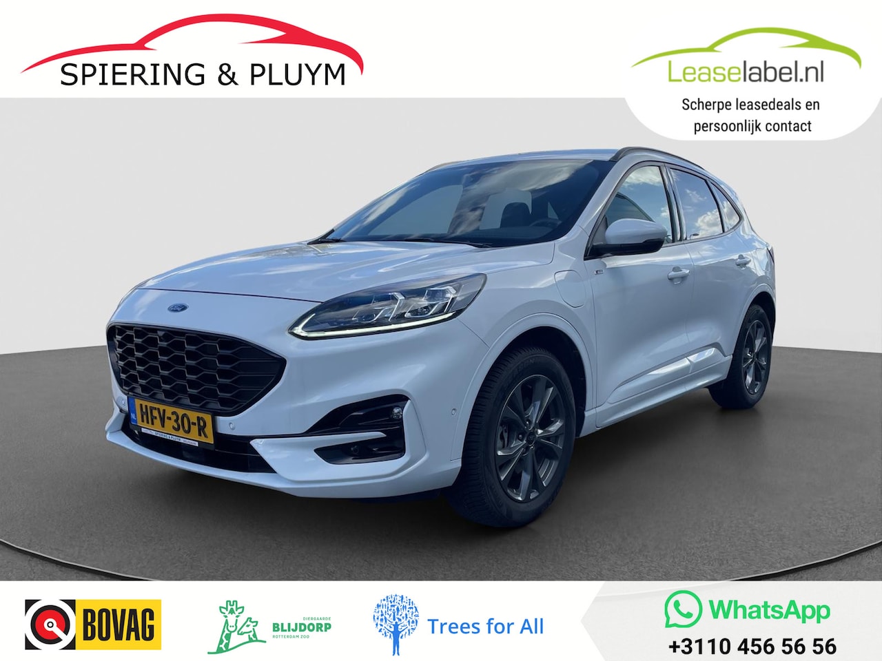 Ford Kuga - 2.5 PHEV ST-Line X | Trekhaak | B&O | Leder | Camera - AutoWereld.nl