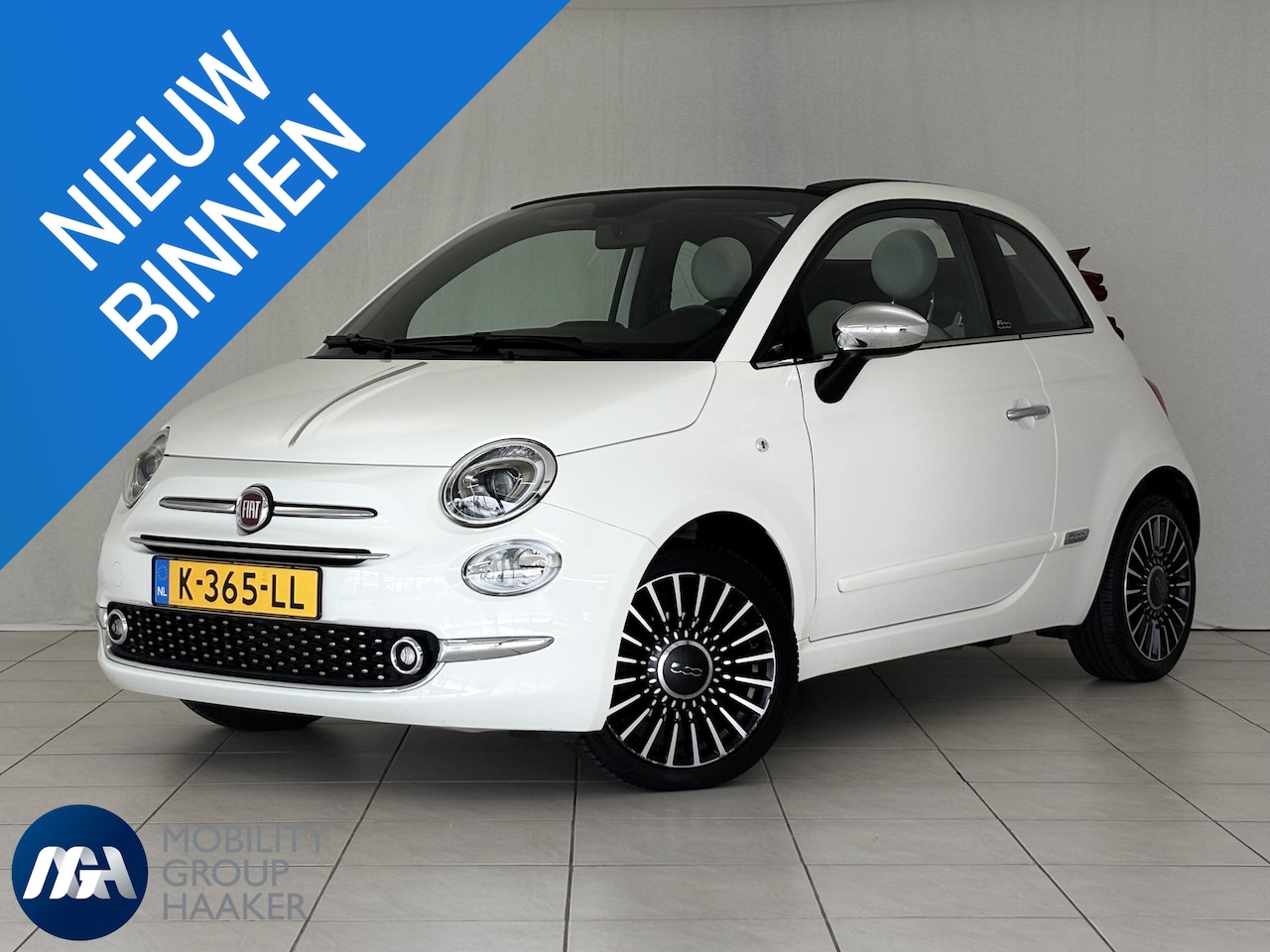 Fiat 500 C - 1.0 Hybrid Star I Apple-Android I Navigatie I Parkeersensoren I Climate Control I Cruise C - AutoWereld.nl