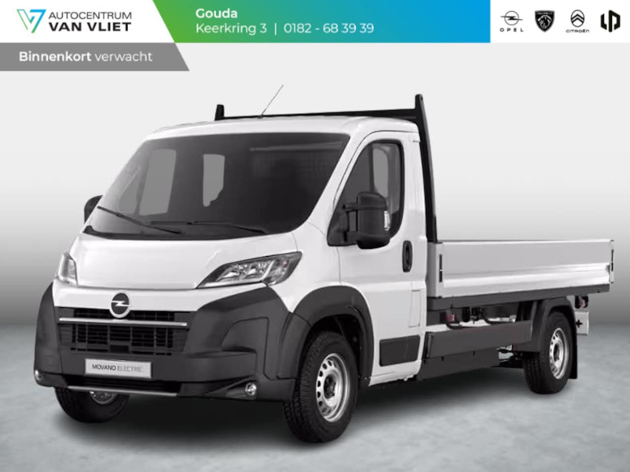 Opel Movano Electric - 4.25t L3 Zwaar 110 kWh | Open laadbak | 420km WLTP actieradius | - AutoWereld.nl