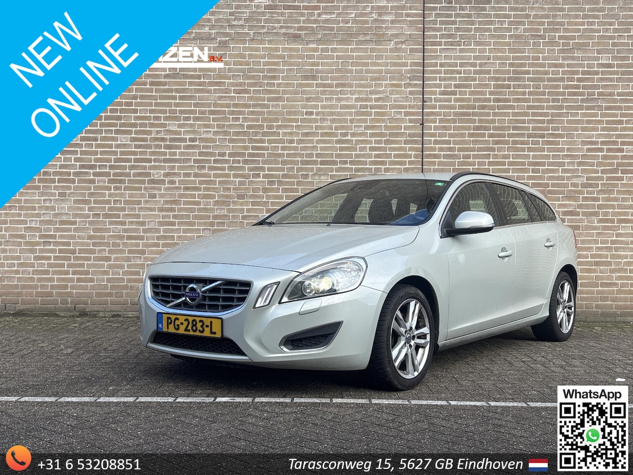 Volvo V60 - 2.0 D3 | Leder | Climate | Cruise | Navi | PDC | Stoelverwarming | - AutoWereld.nl