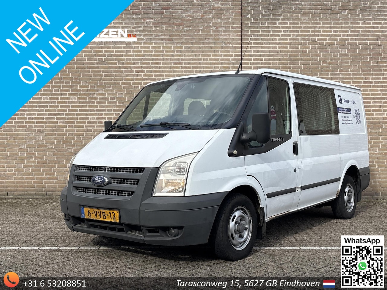 Ford Transit - 260S 2.2 TDCI Dubbel Cabine | € 2.950,- NETTO! | Bijrijdersbank | Kasten Inbouw | Camera | - AutoWereld.nl