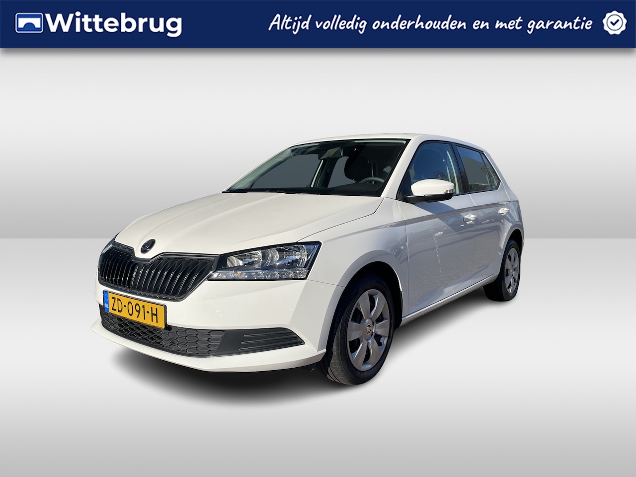 Skoda Fabia - 1.0 Active / Wit/ Airco/ - AutoWereld.nl