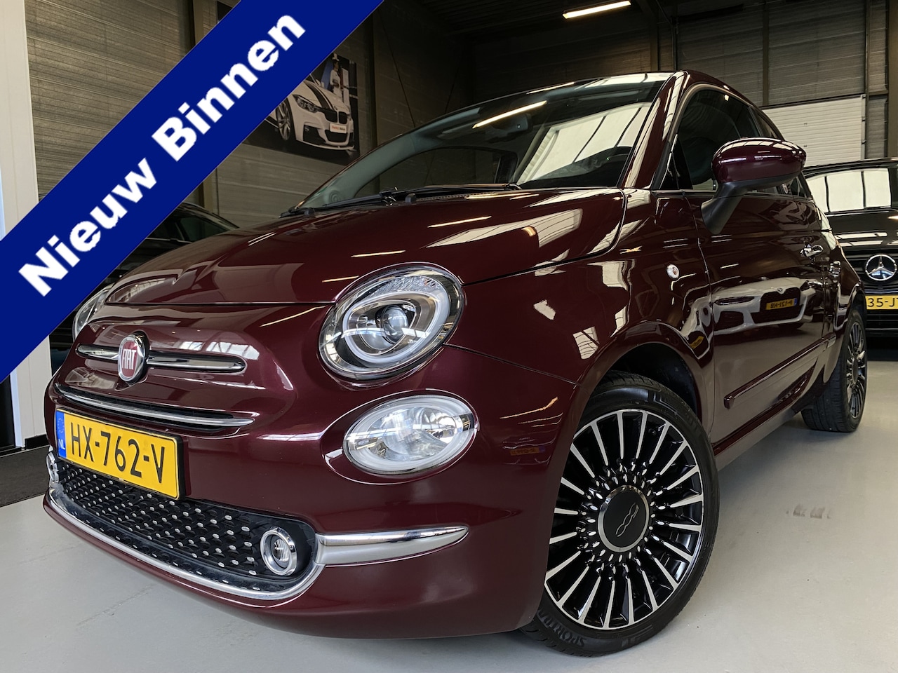 Fiat 500 - 0.9 TwinAir Turbo Lounge Clima, Panoramadak, Navi - AutoWereld.nl