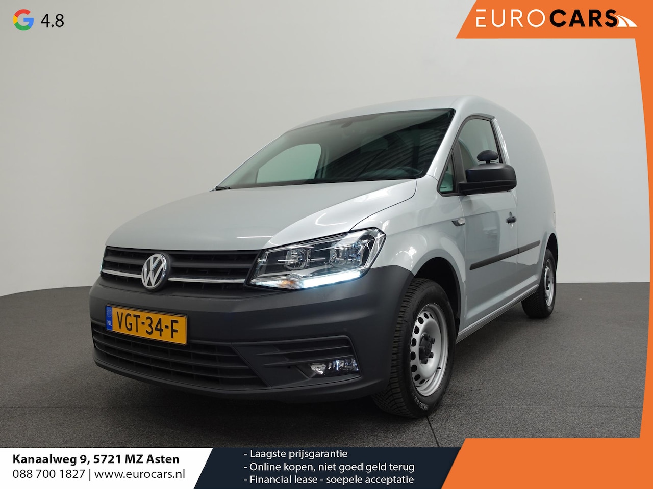 Volkswagen Caddy - 2.0 TDI 102pk DSG Automaat Airco Radio Bluetooth Cruise control Parkeersensoren - AutoWereld.nl