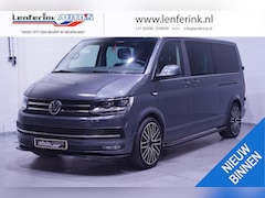 Volkswagen Transporter - 2.0 TDI 150 pk DSG Aut. Dubbel Cabine Leder Zwart 2x Schuifdeur, Navi, LED Koplampen, 5-Zi