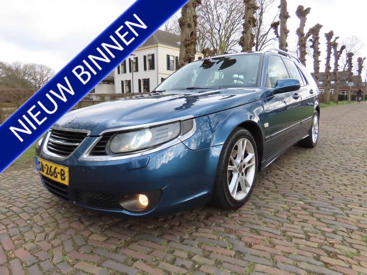 Saab 9-5 Estate - 1.9 TiD Vector Sport Ecc Cruisecontrol Leer Sportstoelen Stoelverwarming Navigatie Xenon L - AutoWereld.nl