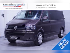 Volkswagen Transporter - 2.0 TDI 140 pk Dubbel Cabine DSG Aut. Navi Trekhaak, 17" LMV, Airco, Cruise Control, 6-Zit