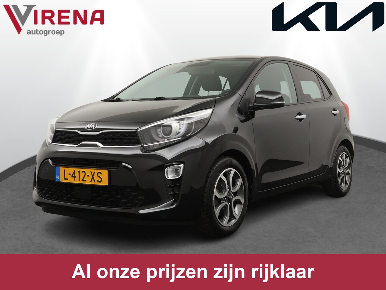 Kia Picanto - 1.0 DPi DynamicPlusLine AUTOMAAT - Climate control - Navigatie - Bluetooth - Achteruitrij - AutoWereld.nl