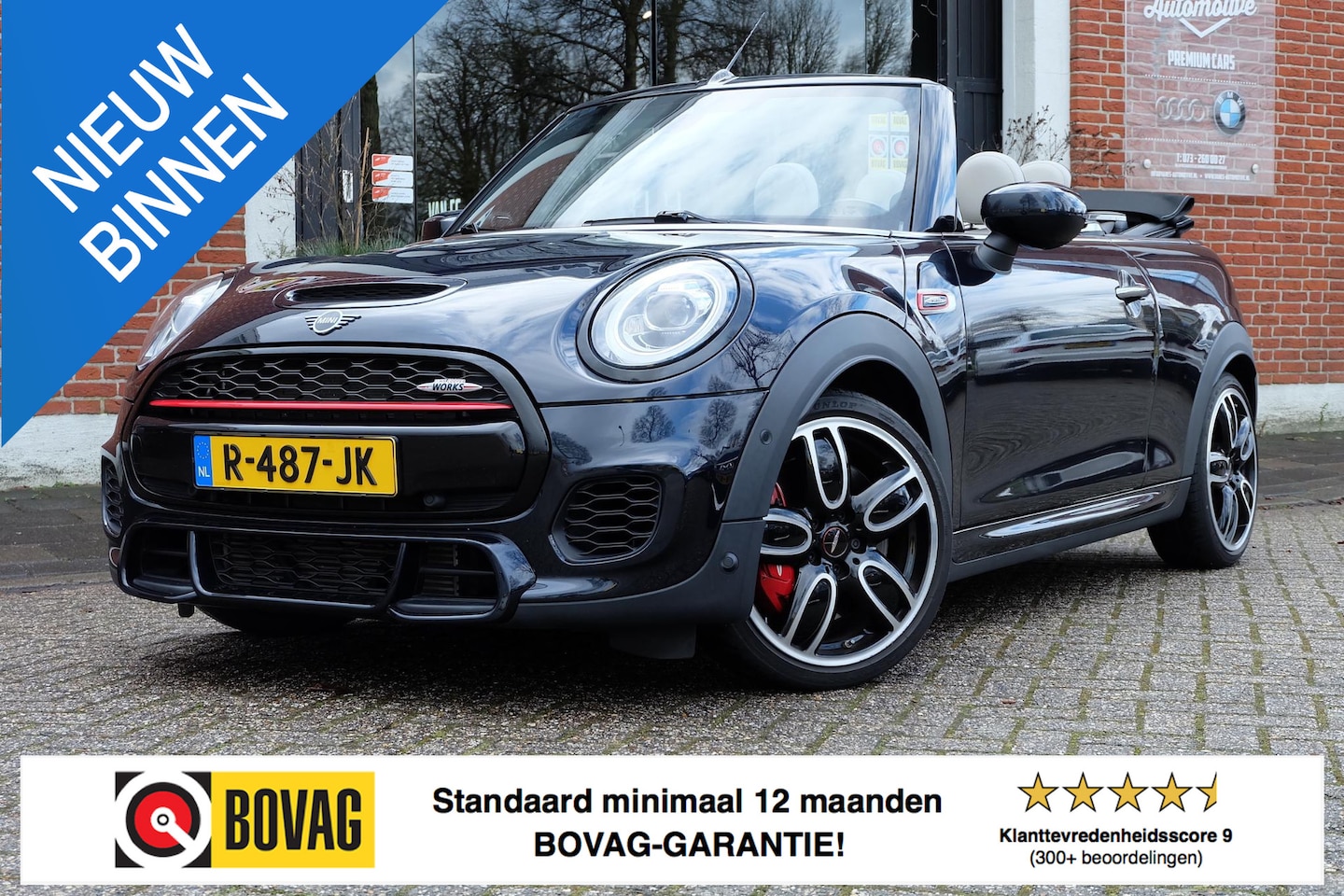 MINI Cabrio - Mini 2.0 John Cooper Works Chili / Bomvol / Top conditie / Garantie - AutoWereld.nl