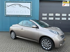 Nissan Micra - 1.6 Tekna Plus Cabriolet Airco Leder 16"Lm velgen NL Auto NAP