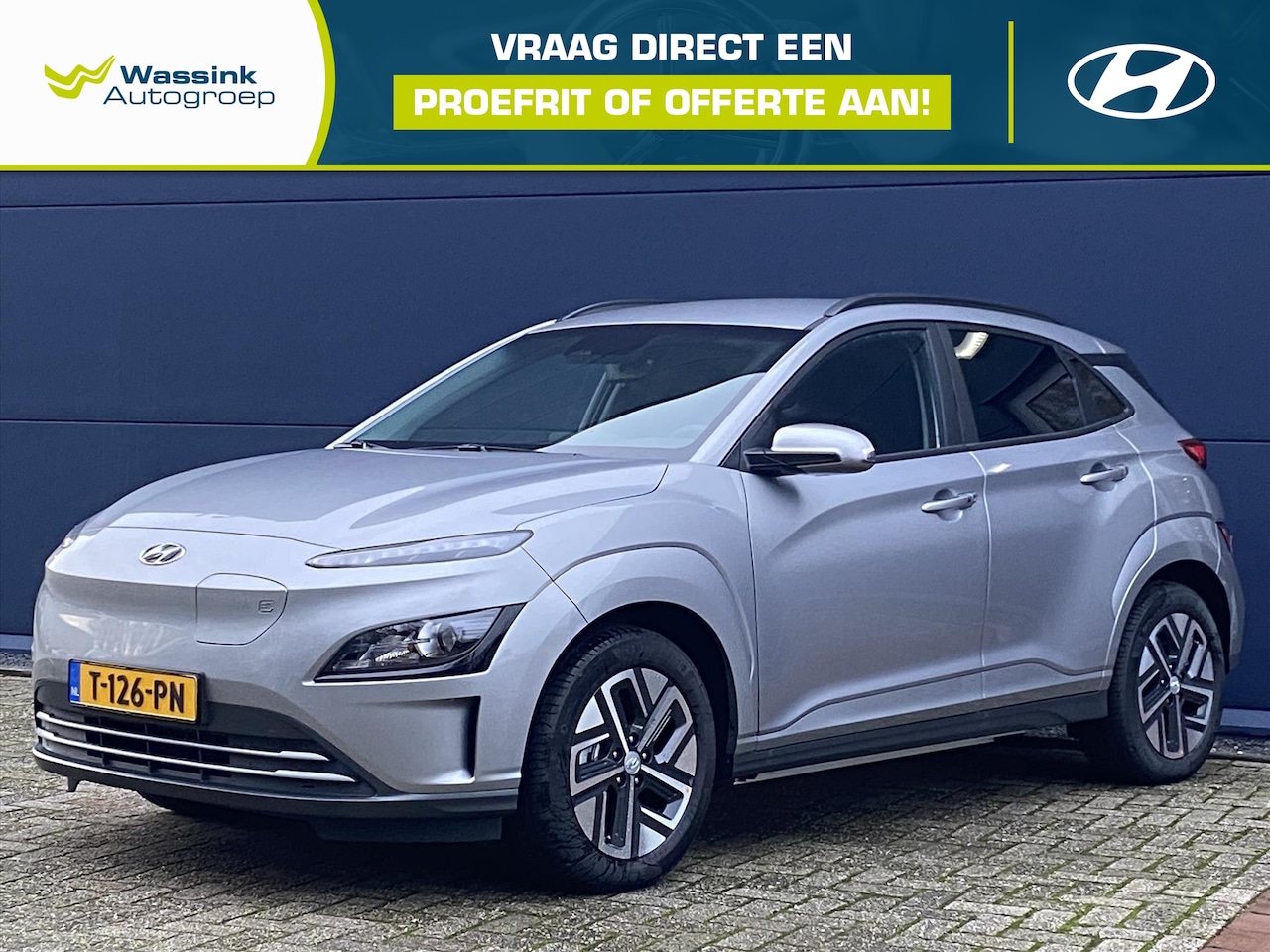 Hyundai Kona - 64kWh Automaat Pure | Navigatie | Camera | Parkeersensoren Achter | Climate Control | Crui - AutoWereld.nl