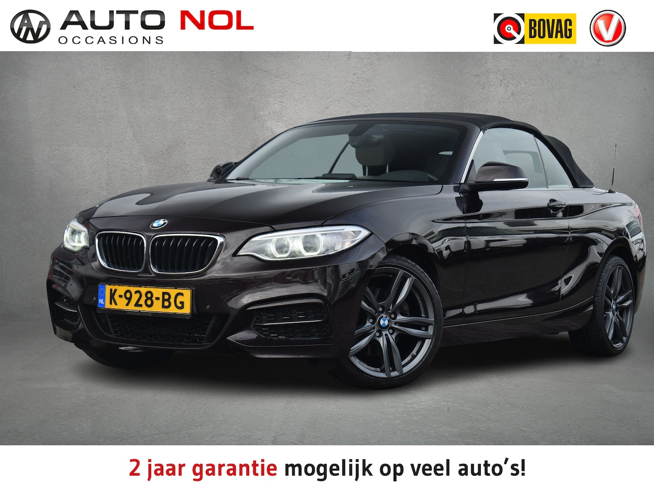 BMW 2-serie Cabrio - 220i M Sport | Half Leer | H/K | Stoelverw. | Mem. Seats - AutoWereld.nl