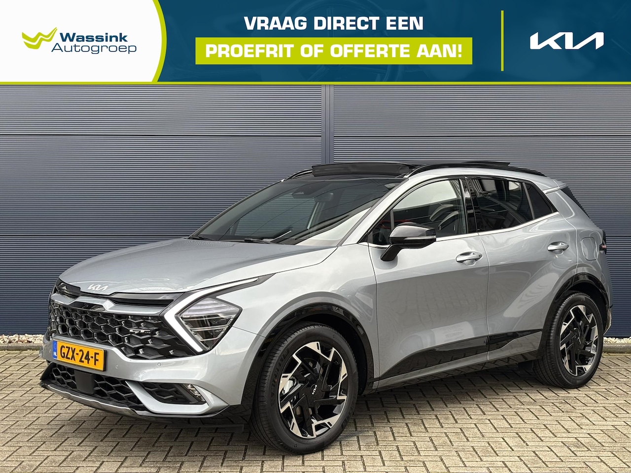 Kia Sportage - 1.6 T-GDi 160pk Mild Hybrid DCT7 GT-Line | Panorama Dak | Adaptive Cruise Control | Apple - AutoWereld.nl