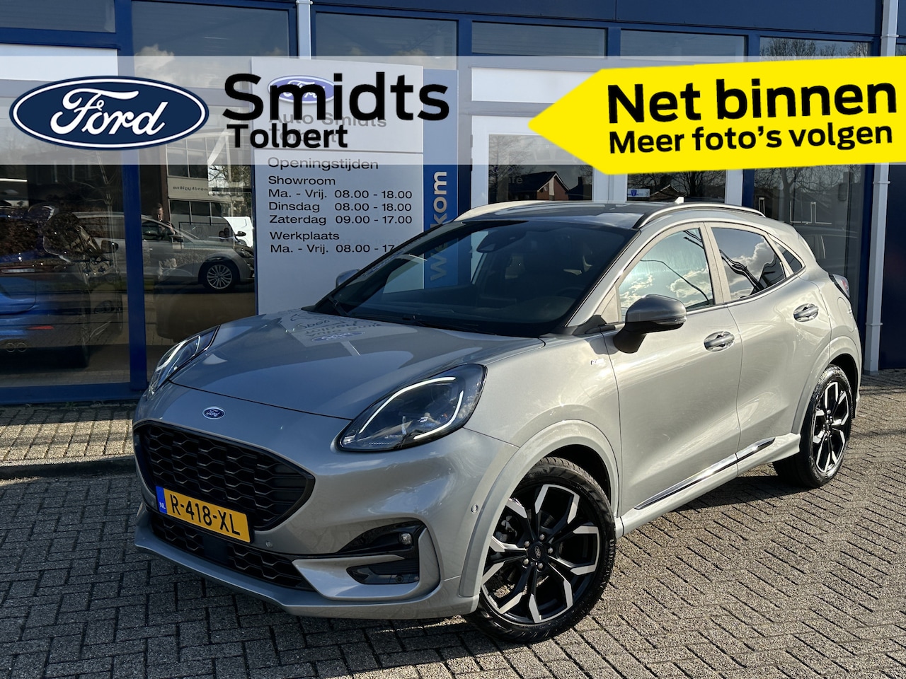 Ford Puma - 125PK EcoBoost Hybrid ST-Line X Automaat | Dodehoek detectie | Cruise | B&O | Clima | Half - AutoWereld.nl