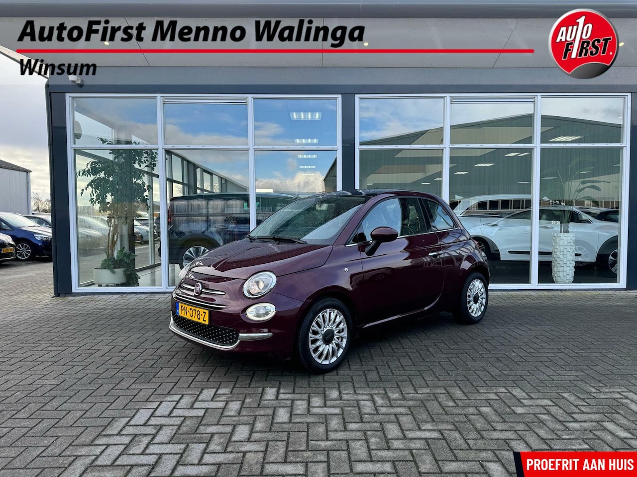 Fiat 500 - 0.9 TwinAir Turbo Lounge | Airco | Cruise | Pano | NAP | - AutoWereld.nl