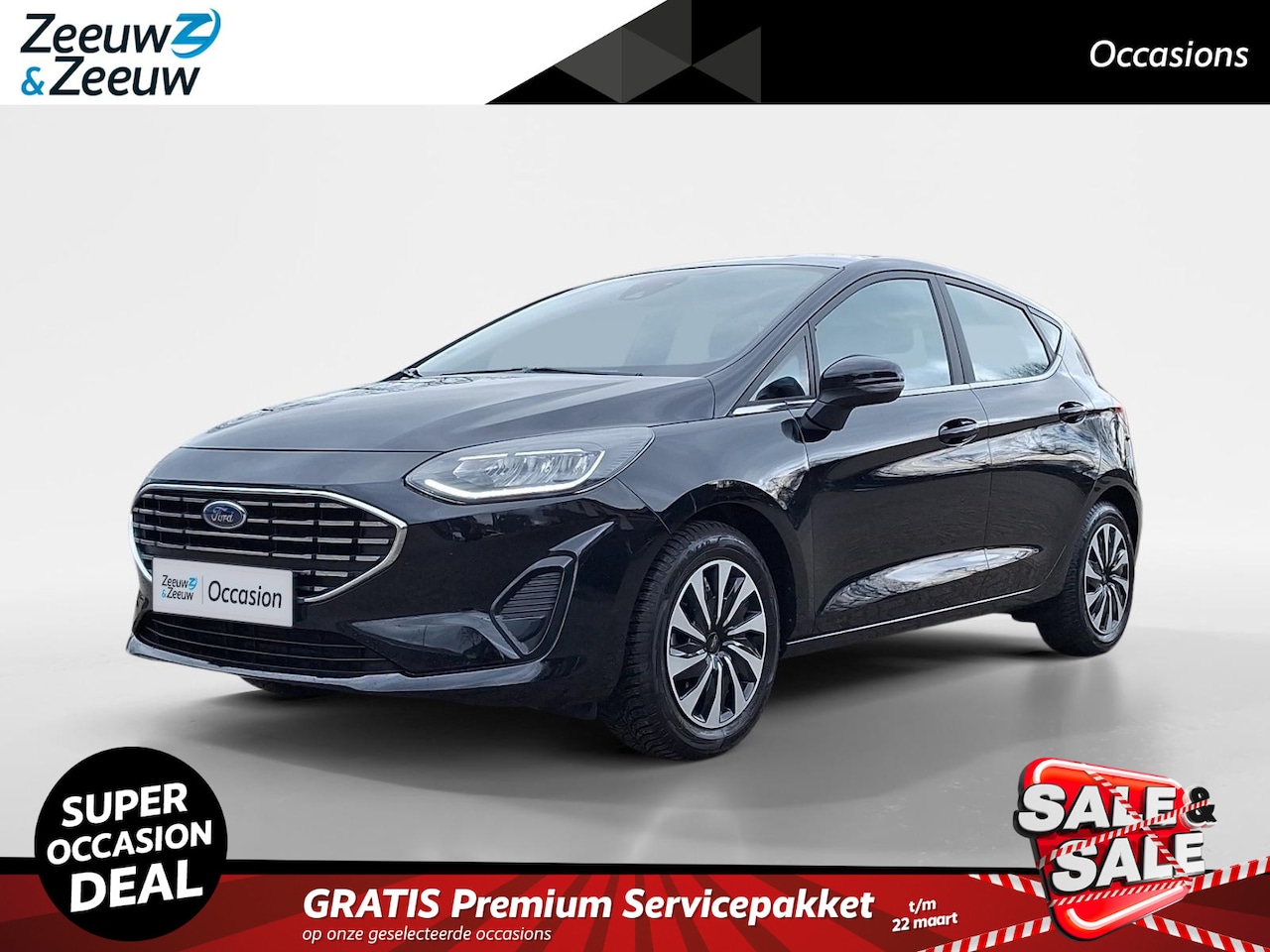 Ford Fiesta - 1.0 EcoBoost Hybrid Titanium 125PK | Navigatie | Climate Control | Cruise Control | Parkee - AutoWereld.nl