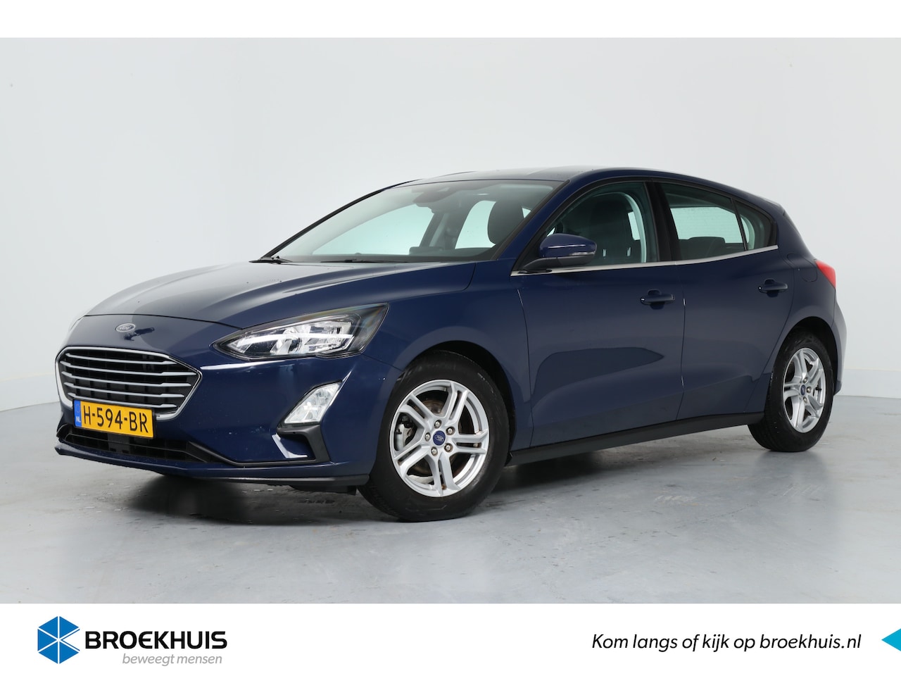 Ford Focus - 1.0 EcoBoost Trend Edition | 1e Eigenaar! | Navi By App | Airco | DAB | Lichtmetalen Velge - AutoWereld.nl