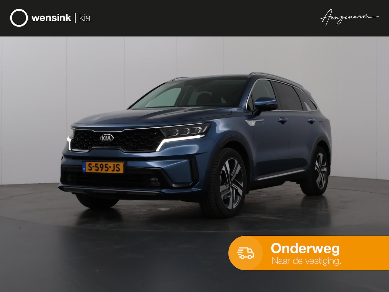 Kia Sorento - 1.6 T-GDI Plug-in Hybrid 4WD DynamicPlusLine 7p. | Lederen bekleding | Adaptieve Cruise Co - AutoWereld.nl