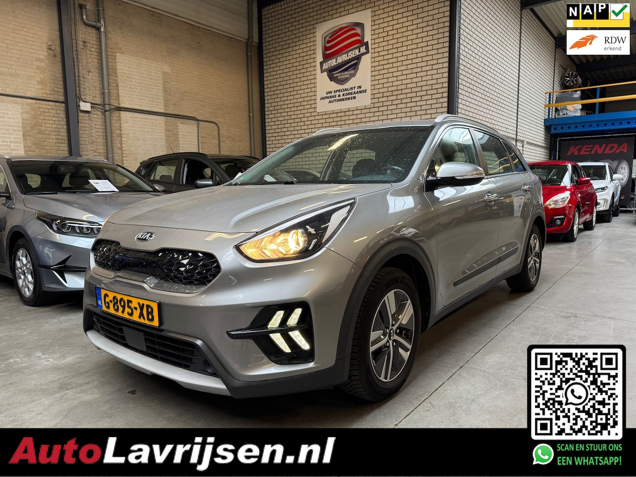 Kia Niro - HYBRID DYNAMICLINE NL AUTO NAP FABR.GARANTIE! AUTOMAAT NAVIGATIE CAMERA LED ECC CRUISE PDC - AutoWereld.nl